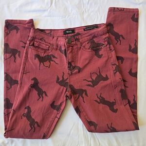 BDG Red Horse Print Jeans